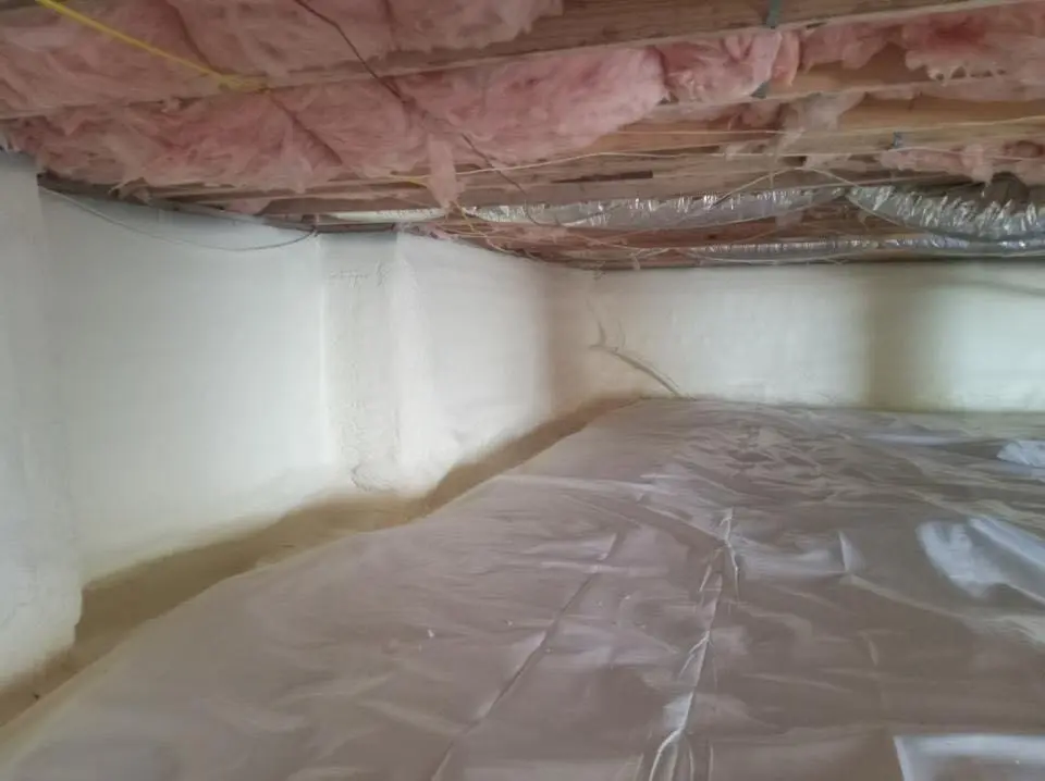 Crawl space encapsulation with closed-cell spray foam for Roof Leak Repair in Cedar Mill